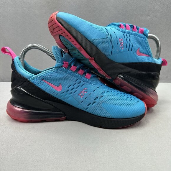 Womens 7 / 5.5Y Nike Air Max 270 Shoes 'South Beach' Athletic Running Sneakers - Picture 5 of 8